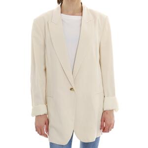 GIACCA IN LINO BURRO